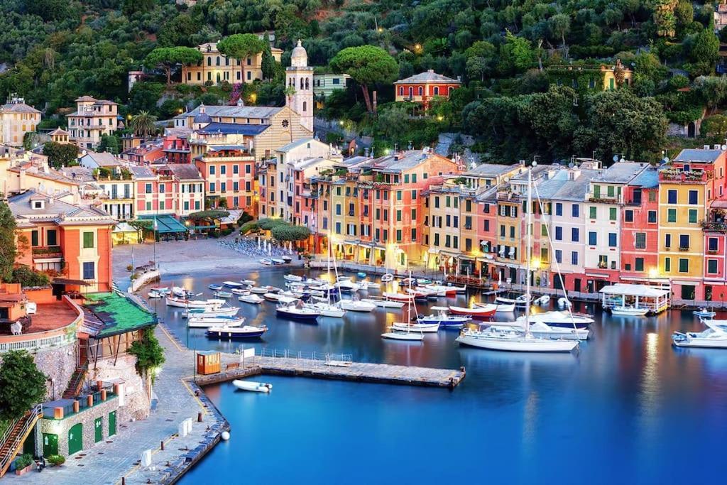 Portofino - Appartamento Vista Mare - Rooftop Terrazzo - In Centro Citta - Free Wifi Rapallo Ngoại thất bức ảnh